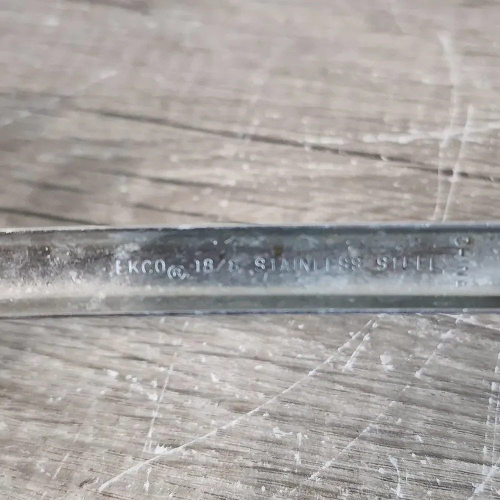 Vintage Ekco 18/8 Stainless Steel Serving Spoon